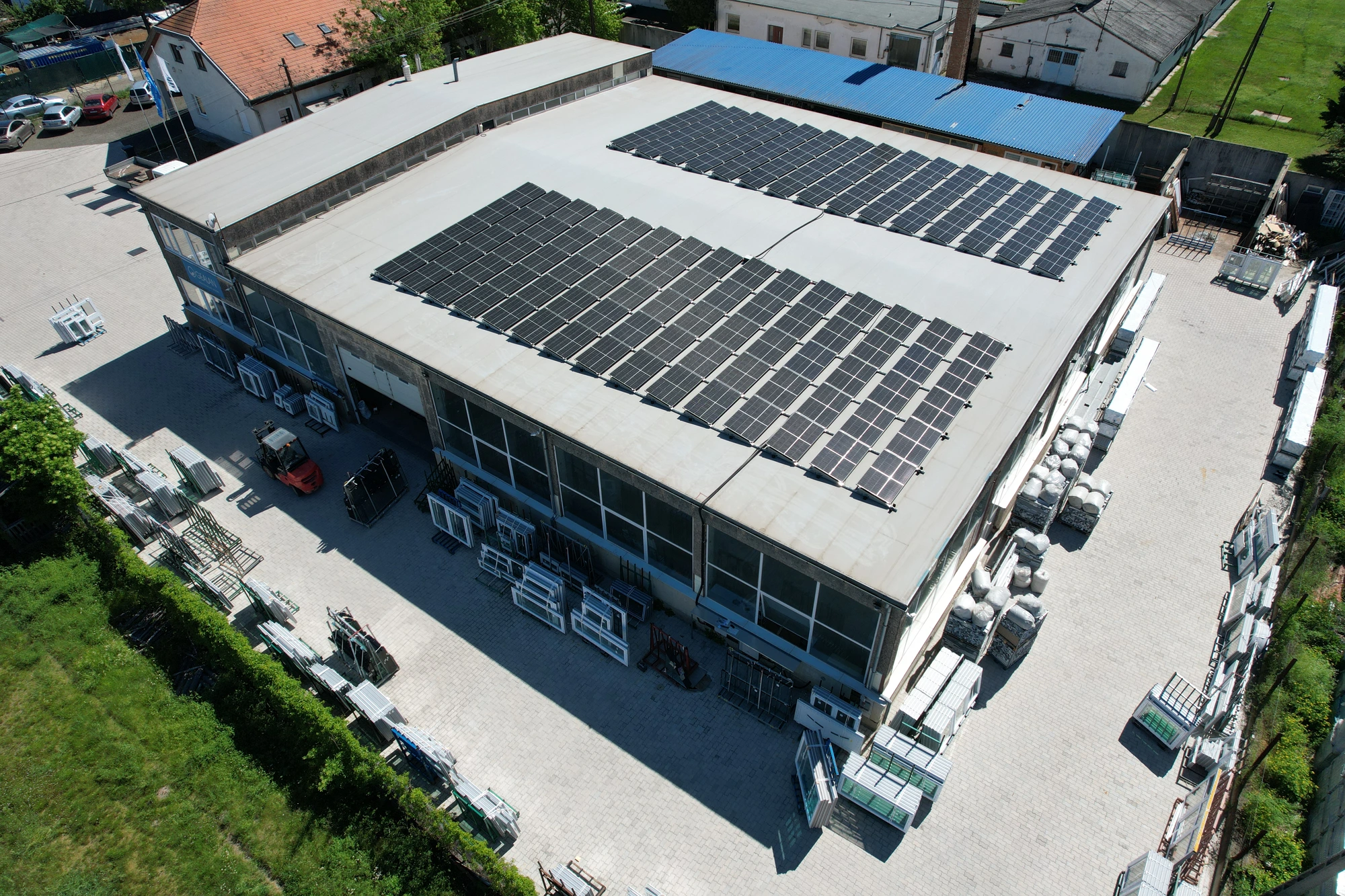 Ipari napelemes rendszer